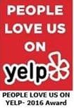 Yelp- People Love Us Award